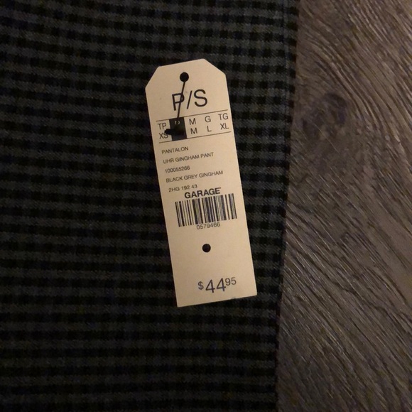 Black & grey gingram pants - Picture 2 of 4